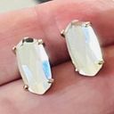 Swarovski 18K Geometric Stud Earrings Gold Photo 0