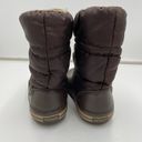 Crocs  Women's Brown Nadia Fleece Lined Winter Rain Boots Size 5W Photo 6