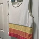 Christopher & Banks Vintage Large  Rainbow Cotton Tank Top Photo 1