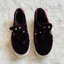 Rebecca Minkoff  Burgundy Noelle Studded Flat 6 Photo 4