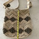 Natori CATORI Woman’s Beige/Brown Embroidered Shoulder Bag Photo 12