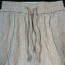 Bermuda Women's Intro. Love The Fit Tan Linen Blend  6" Shorts Size 10 EUC #7933 Photo 3