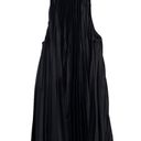 Flying Tomato  Embellished Halter Neck Short Pleated Dress Black Size Medium Photo 2