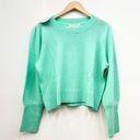 Hill House  Cropped Silvia Sweater in Ocean Wave size XL NWT Photo 3