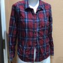 Roxy  plaid button up shirt Photo 2