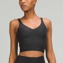 Lululemon  Align Tank Jewel Emboss In Black Size 0 Bin 268 Photo 0