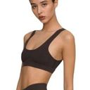 Good American NWT  The Essential Women’s Lounge Scoop Bra Brown Workout Small 1 Photo 0