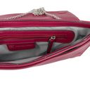 INC  Bowah Clutch Handbag Fuchsia Chain Bow Y2K New Photo 6