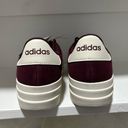 Adidas  Maroon white VL Court Bold. Size 10.BNIB. Photo 3