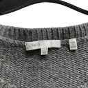 Vince  Fitted Women Medium Sweater Dress Pullover Bodycon Stretch Knit Gray Photo 3