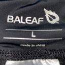 Baleaf bicycle capris padded seat small zipper back pocket reflectors NEW size L Photo 9