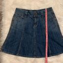 Gap  Jeans cotton denim kick flare mini skirt 4 Photo 4