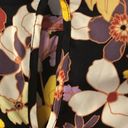Who What Wear  Black Floral High Neck Silky Blouse size XS Photo 14