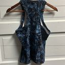 Pilcro NWT XS  Blue Motif Velveteen Racerback Tank Photo 10