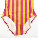 Solid & Striped  Nina One Piece Swim Bathing Suit: Fuchsia/Marigold Photo 8