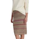 Ralph Lauren LAUREN  Fair Isle Linen Blend Pencil Skirt size XL Women Multi $185 Photo 0