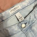 Lane Bryant Blue Floral Mid Rise Stretch Girlfriend Crop Jeans Photo 2