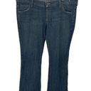 James Jeans  Women's Dry Aged Bootcut Low Rise Dark Wash Denim Blue Size 32 Photo 5
