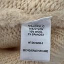 Lost + Wander Tan Ruffle Crewneck Oversized Relaxed Fit Sweater Size XS/S NWT Photo 2