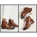 The Great 💕💕 The Cap Toe Boxcar Boot ~ Hickory Brown/Black 10 NWT Photo 2