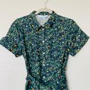Hill House NWT  The Laura Shirt Dress in Midnight Garden Linen Floral Size Small Photo 3