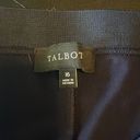 Talbots  Elastic Waist Side Zipper Hem Capri Pants Black Size 16 Photo 5