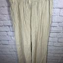 a.n.a  Striped Linen Blend cream color women’s wide leg pants size 10 Photo 1