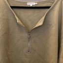 Good American Sweat Top Sage Green Photo 4