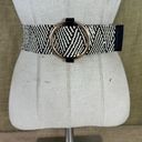 The Loft  Stretch Belt With Circle Buckle M-Lrg Photo 2