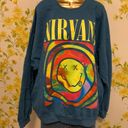 Nirvana Smile overdyed sweatshirt oversized size S|M Photo 5