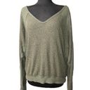 We The Free Free People Santa Clara Thermal Shirt Top Long Sleeve Green size L Photo 3