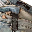 J Brand  Low Rise Cropped Jeans Distressed Blue Denim Halo Destruct Women Size 29 Photo 7