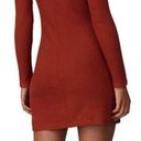 Reformation  Jeans Size M Jeanne Ribbed Knit Long Sleeve Sheath Mini Dress Photo 1