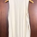 H.I.P. Happening In The Present Sleeveless Distressed Beige Tee Top Med Photo 1