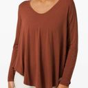 Lululemon  Up For Down Time Long Sleeve Shirt in Terracotta Rust Size XL Photo 0