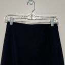 MM.LaFleur M.M. LaFleur The Cobble Hill Washable Wool Twill Navy Blue Pencil Career Skirt Photo 3