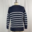 Superdry  Marine Stripe Slouch Knit Jumper Sweater in Navy Photo 9