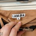 I am gia I.AM.GIA Mira Wide Leg Pant in Tan with Belt S Photo 4