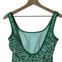 Aerie Size S Long Shine Scoop Cheeky One Piece Swimsuit In Great Lawn Green NEW Photo 5