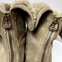 Jimmy Choo  Womens Tan Suede Shearling Lined Ankle Boots Size 37 US 6.5-7 Photo 9