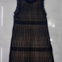 Alexis - Becca Sleeveless Plisse Lace Minidress, Black Photo 5