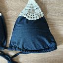 l*space L  denim print bikini top Photo 1