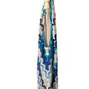 Alexis  Celestine Halterneck Maxi Dress in Blue Waves Sz XL Photo 3