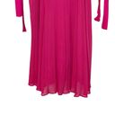 Free People  X Backstage Andrey Dress Pink Pleated Mini Tie Double Layer Size XS Photo 4