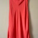 A New Day  | Coral Satin Midi Slip Skirt Sz XS Photo 0