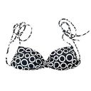 Victoria's Secret Y2K Victoria’s Secret Printed Bikini Top Abstract Sz Medium Photo 0