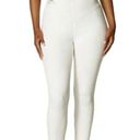 Naked Wardrobe  Leggings Women's XS White Ribbed Textured V-Cut Waistband NWOT Photo 0