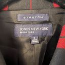 Jones New York Jones NY Red Black Plaid Wool Jacket Photo 3