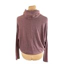 Z Supply  Size M Marled Mauve Cowl Neck Sweater cozy relaxed fall soft warm Photo 3