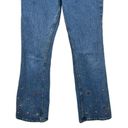 LEI Vintage 90's Y2K Low Rise Flare Leg Studded Jeans size 3 Blue Photo 8